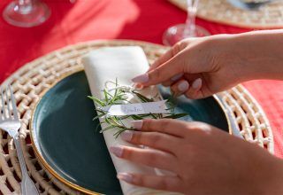 Dia 12 - Mesa posta com amor: crie um marcador de lugares personalizado